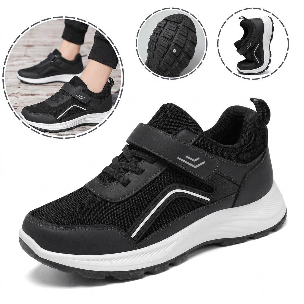 Scarpe ortopediche comode e antiscivolo: morbide e confortevoli, con un ottimo sostegno - alleviano il dolore ai piedi.
