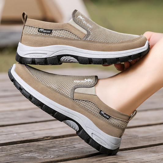 Scarpe sportive ortopediche a rete: con supporto per l'arco plantare, per alleviare il dolore; morbide e ammortizzanti.