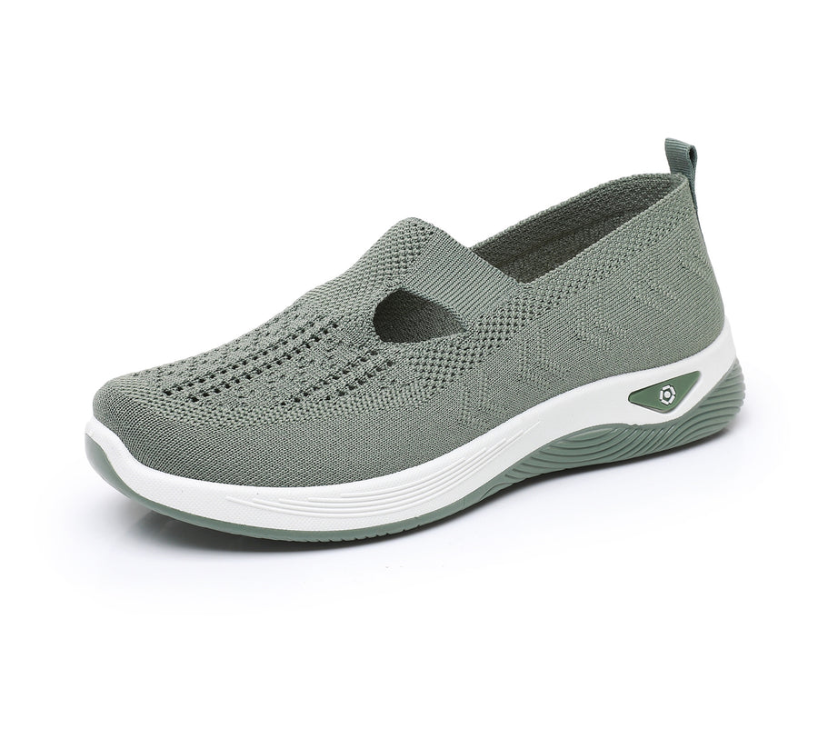 Scarpe sportive ortopediche in rete: con supporto per l'arco plantare per alleviare il dolore; ammortizzazione morbida.