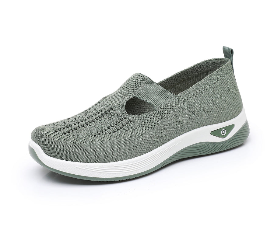 Scarpe sportive ortopediche in rete: con supporto per l'arco plantare per alleviare il dolore; ammortizzazione morbida.