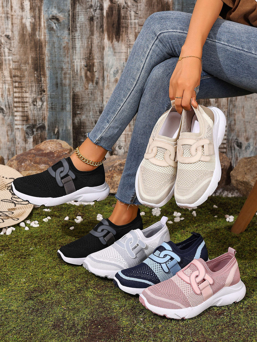 Scarpe sportive ortopediche in rete: con supporto per l'arco plantare per alleviare il dolore; ammortizzazione morbida.