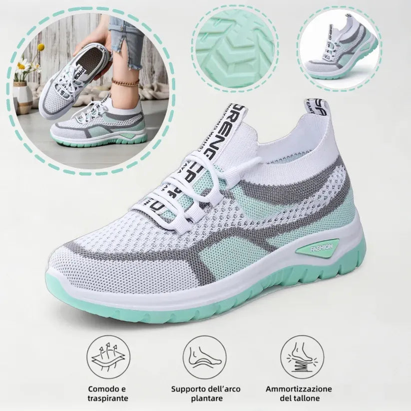 Scarpe ortopediche casual dallo stile multicolore