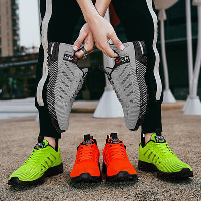 Scarpe sportive ortopediche in mesh — con supporto dell’arco plantare e ammortizzazione delicata sulle ginocchia