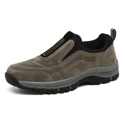 Comode scarpe ortopediche in pelle scamosciata — con supporto per l'arco plantare, per alleviare il dolore