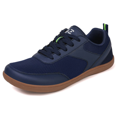 Scarpe sportive ortopediche a rete: dotate di supporto per l'arco plantare, alleviano il dolore; morbide e ammortizzanti.