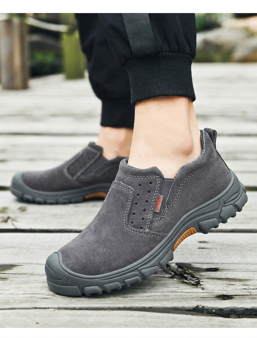 Scarpe ortopediche in morbida pelle scamosciata: morbide e confortevoli, con un ottimo sostegno - alleviano il dolore ai piedi.