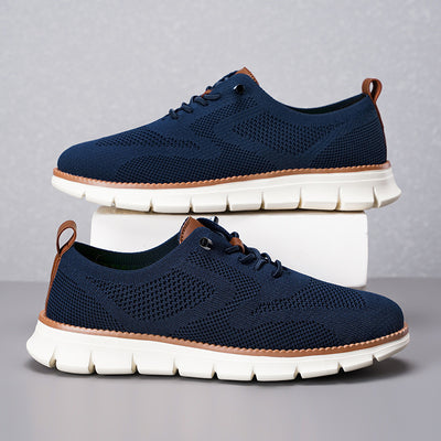 Scarpe sportive ortopediche a rete: dotate di supporto per l'arco plantare, alleviano il dolore; morbide e ammortizzanti.