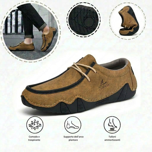 Scarpe ortopediche comode: supporto ergonomico dell'arco plantare, alleviano il dolore, forma ampia che non stringe il piede.