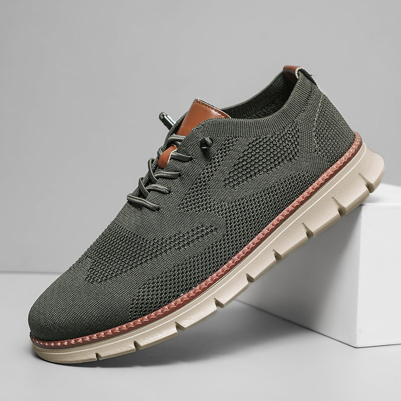 Scarpe sportive ortopediche a rete: dotate di supporto per l'arco plantare, alleviano il dolore; morbide e ammortizzanti.