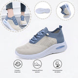 Scarpe sportive ortopediche a rete: con supporto per l'arco plantare, per alleviare il dolore; morbide e ammortizzanti.