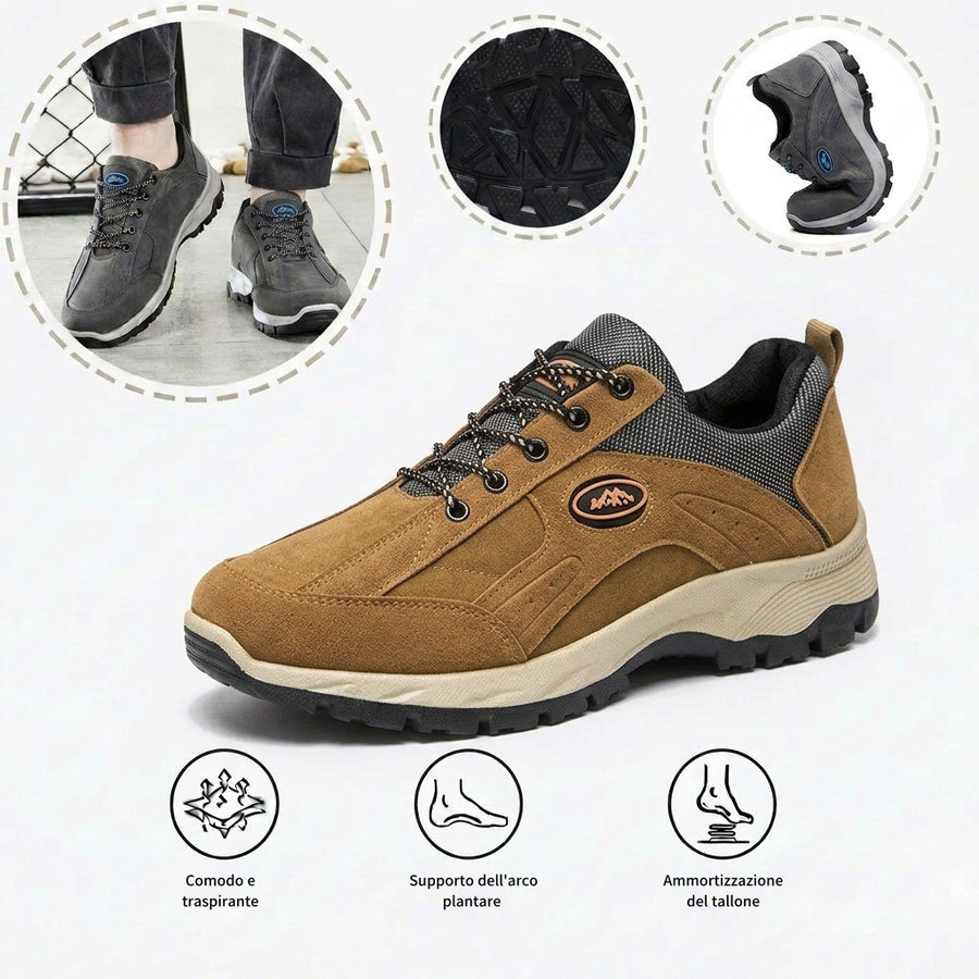 Scarpe ortopediche ergonomiche — Con supporto per l’arco plantare, assorbimento degli urti durante la camminata e sollievo dal dolore ai piedi