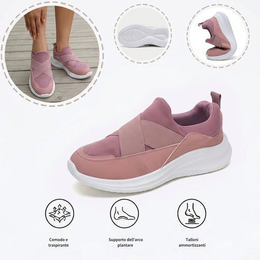 Scarpe ortopediche comode: con supporto per l'arco plantare, per alleviare il dolore; morbide e ammortizzanti