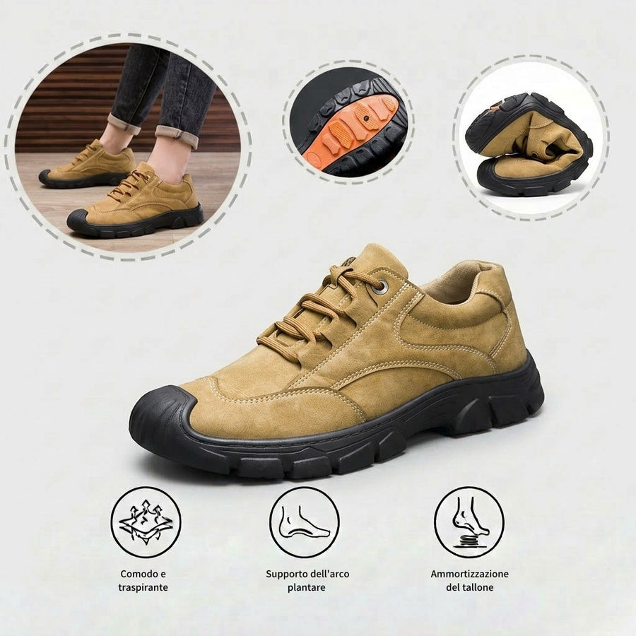 Scarpe ortopediche ergonomiche — Con supporto per l’arco plantare, assorbimento degli urti durante la camminata e sollievo dal dolore ai piedi