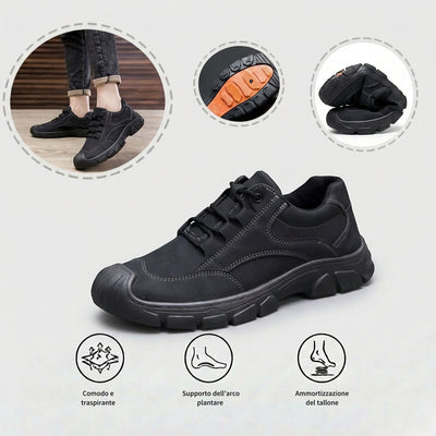 Scarpe ortopediche ergonomiche — Con supporto per l’arco plantare, assorbimento degli urti durante la camminata e sollievo dal dolore ai piedi