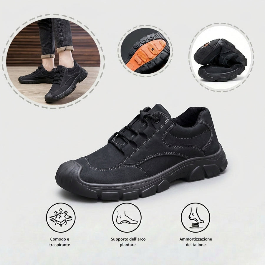 Scarpe ortopediche ergonomiche — Con supporto per l’arco plantare, assorbimento degli urti durante la camminata e sollievo dal dolore ai piedi