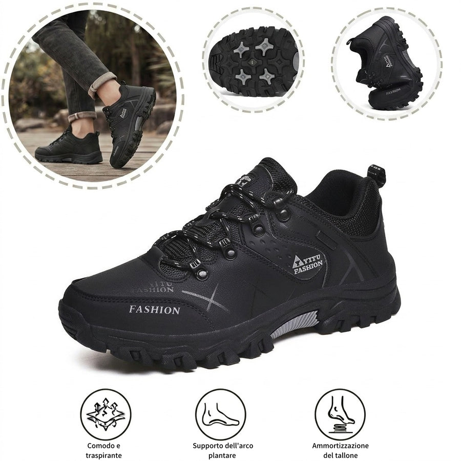 Scarpe ortopediche da trekking outdoor — con supporto dell’arco plantare e trazione antiscivolo su ogni terreno