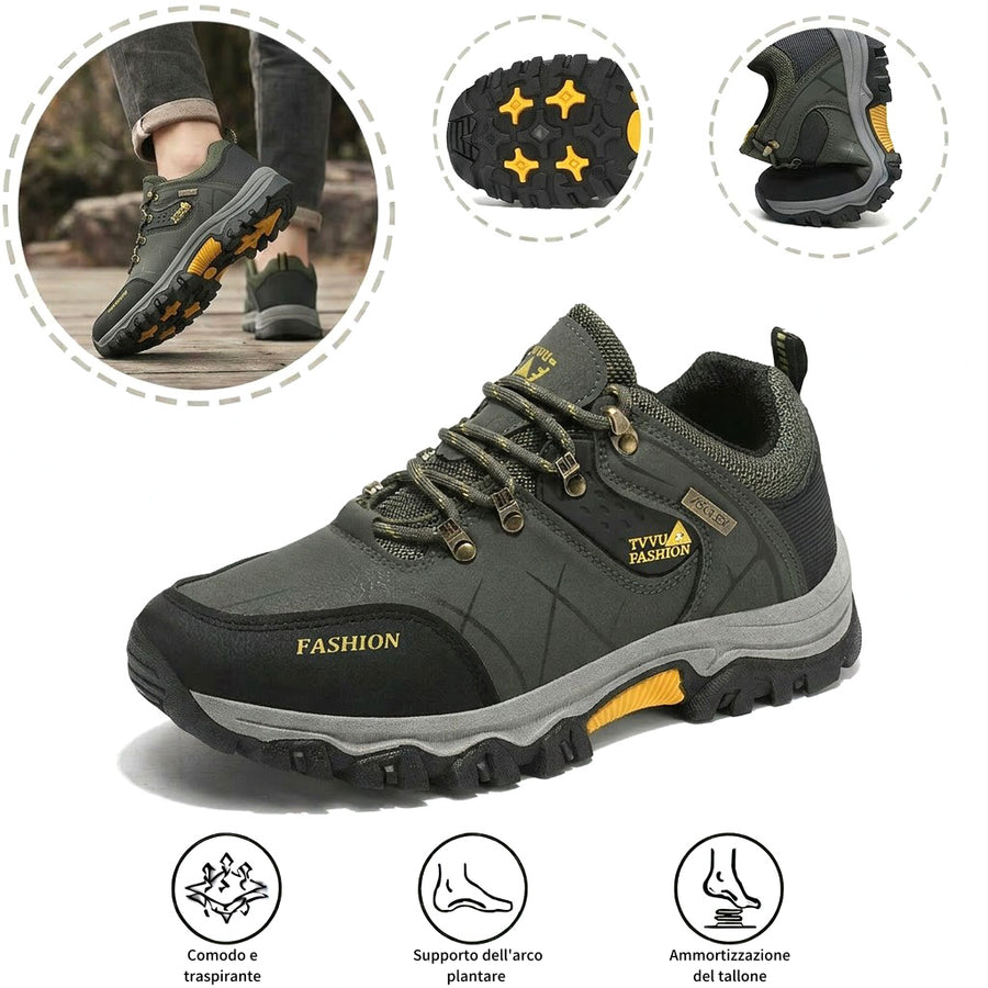 Scarpe ortopediche da trekking outdoor — con supporto dell’arco plantare e trazione antiscivolo su ogni terreno