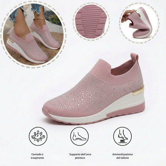 Scarpe ortopediche casual in mesh — con supporto dell’arco plantare, più colori, facili da abbinare