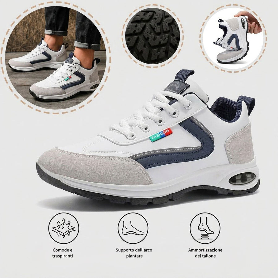Scarpe ortopediche sportive per la cura dei piedi