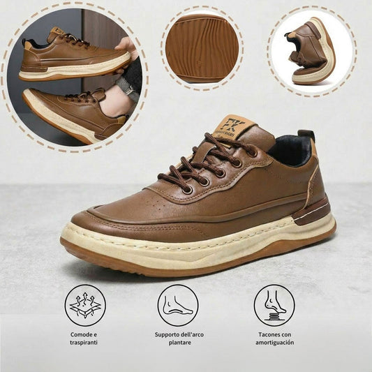Scarpe ortopediche comode: dotate di supporto per l'arco plantare, alleviano il dolore; morbide e ammortizzanti.