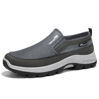 Scarpe sportive ortopediche a rete: con supporto per l'arco plantare, per alleviare il dolore; morbide e ammortizzanti.