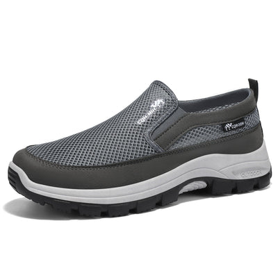 Scarpe sportive ortopediche a rete: con supporto per l'arco plantare, per alleviare il dolore; morbide e ammortizzanti.