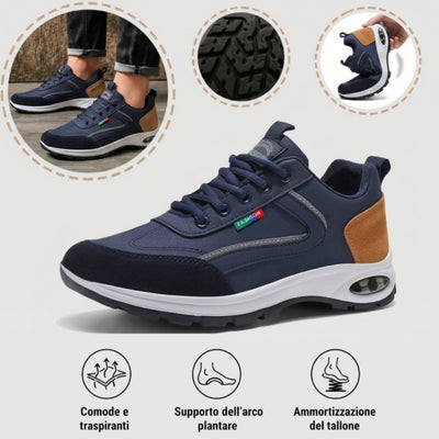 Scarpe ortopediche sportive per la cura dei piedi