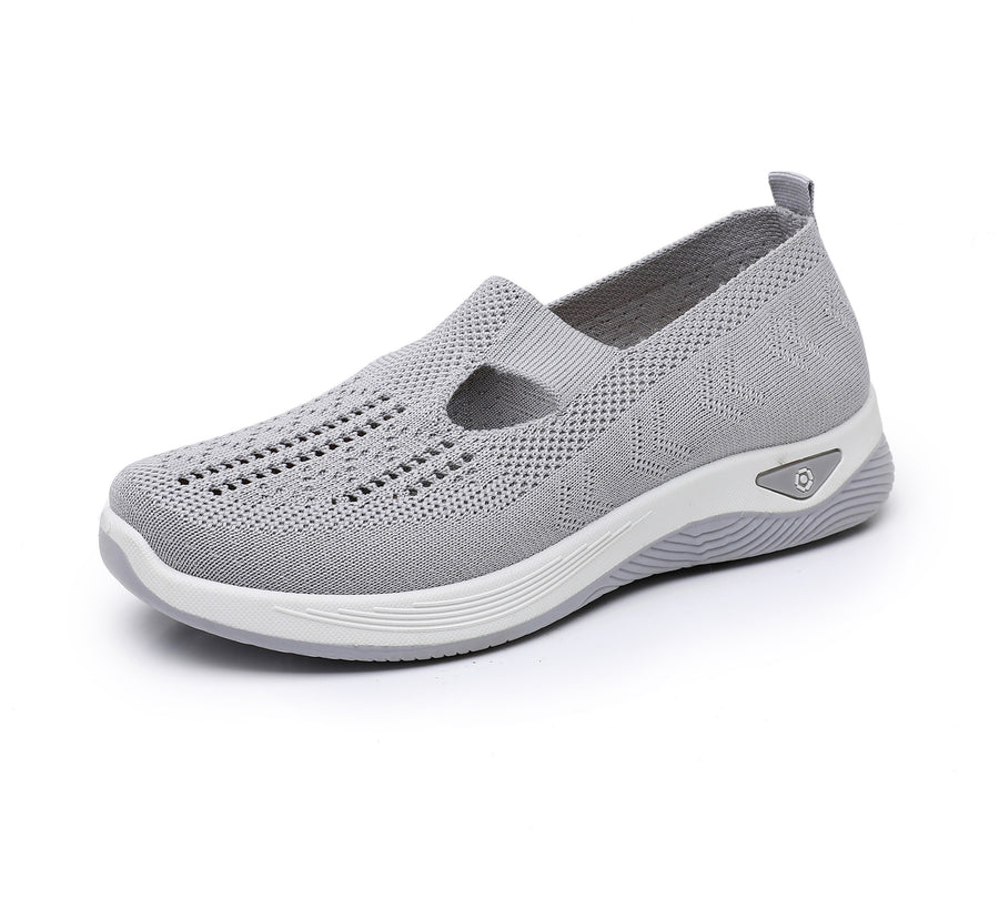Scarpe sportive ortopediche in rete: con supporto per l'arco plantare per alleviare il dolore; ammortizzazione morbida.