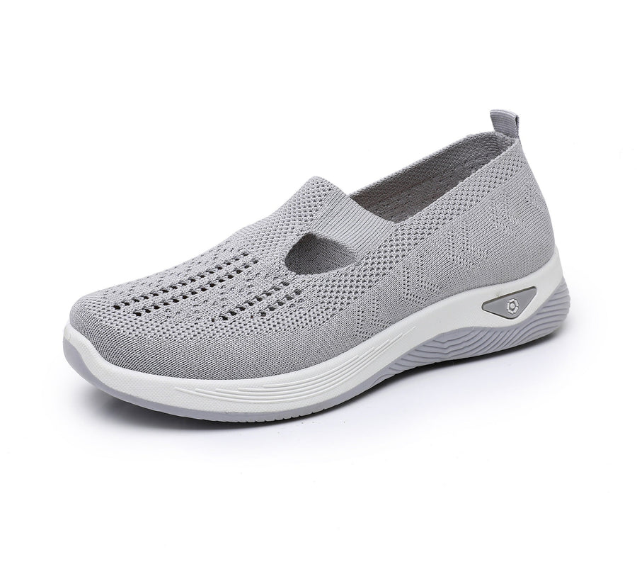 Scarpe sportive ortopediche in rete: con supporto per l'arco plantare per alleviare il dolore; ammortizzazione morbida.