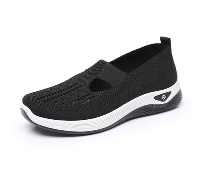 Scarpe sportive ortopediche in rete: con supporto per l'arco plantare per alleviare il dolore; ammortizzazione morbida.