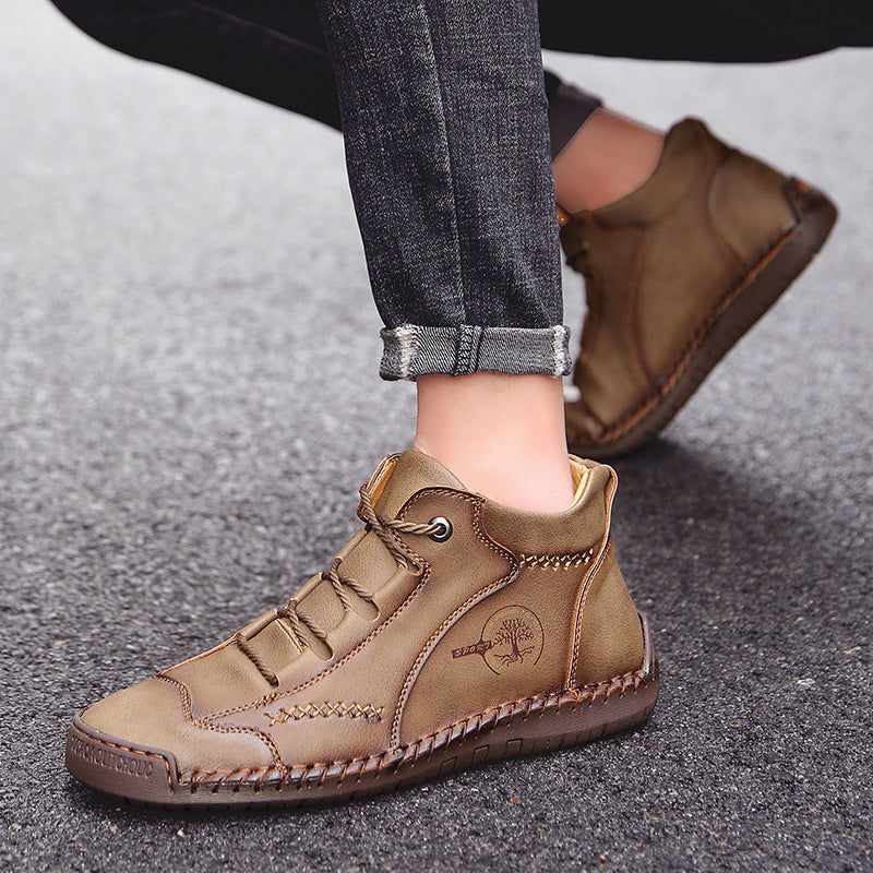 Scarpe ortopediche comode e casual – in morbida pelle scamosciata italiana, con supporto per l'arco plantare