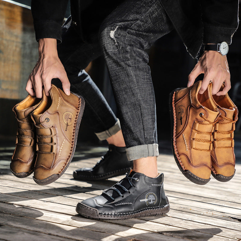 Scarpe ortopediche comode e casual – in morbida pelle scamosciata italiana, con supporto per l'arco plantare