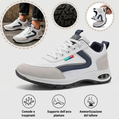 Scarpe ortopediche sportive per la cura dei piedi