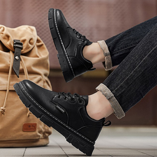 Scarpe ortopediche ergonomiche in pelle — Pelle italiana di prima qualità, supporto dell’arco plantare, stabilità del tallone e sollievo dal dolore ai piedi