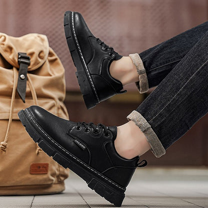 Scarpe ortopediche ergonomiche in pelle — Pelle italiana di prima qualità, supporto dell’arco plantare, stabilità del tallone e sollievo dal dolore ai piedi