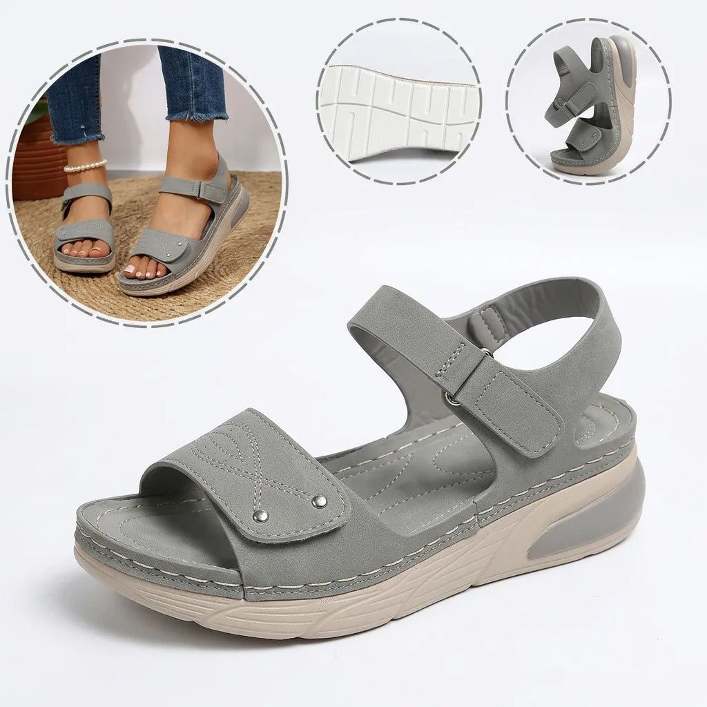 Sandali ortopedici ergonomici — Con supporto plantare per alleviare il dolore ai piedi, stabilizzare il tallone e ridurre l'instabilità durante la deambulazione