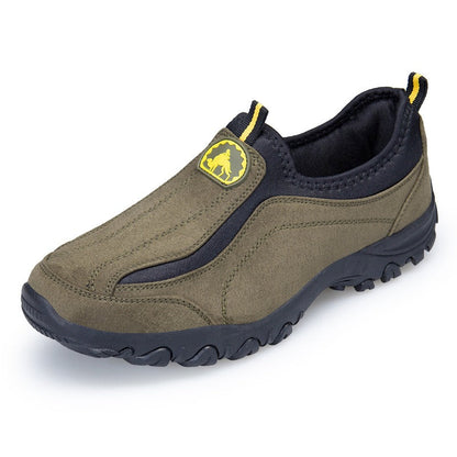Comode scarpe ortopediche in pelle scamosciata — con supporto per l'arco plantare, per alleviare il dolore
