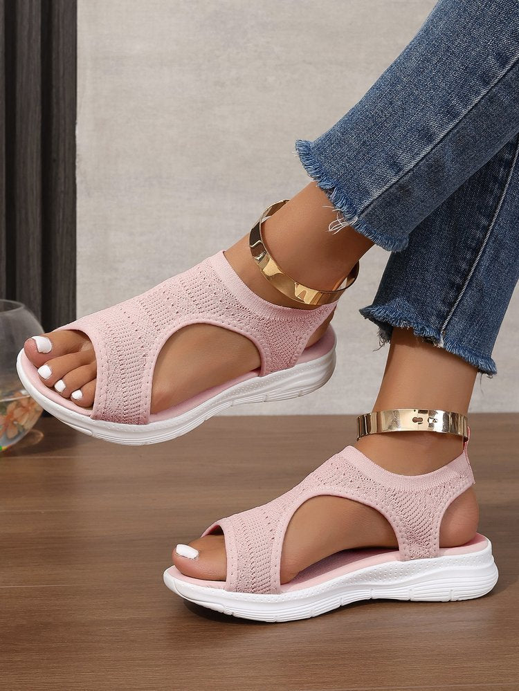 Sandali ortopedici in maglia — con supporto dell’arco plantare per una camminata confortevole