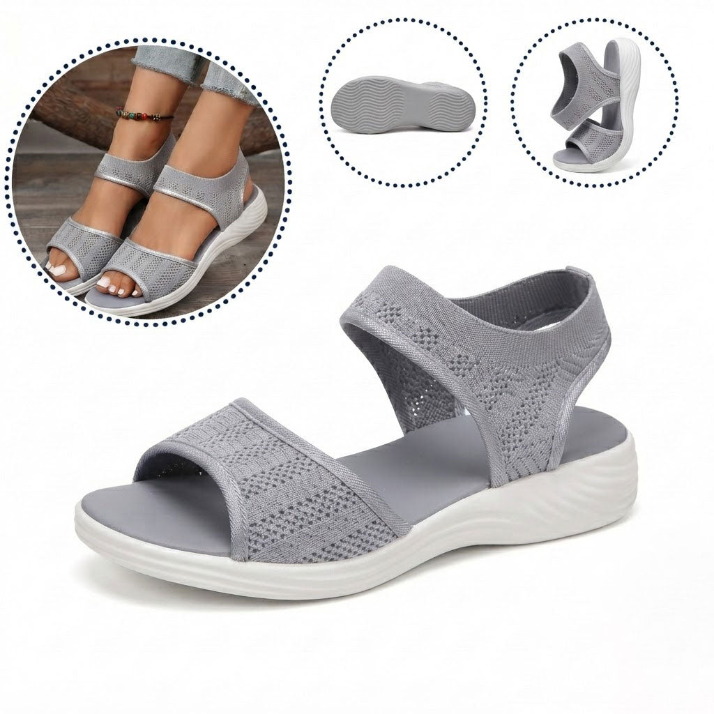 Sandali ortopedici ergonomici — Con supporto plantare per alleviare il dolore ai piedi, stabilizzare il tallone e ridurre l'instabilità durante la deambulazione