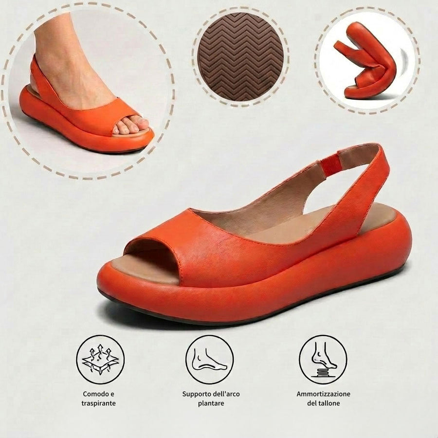 Sandali ortopedici ergonomici — Con supporto plantare per alleviare il dolore ai piedi, stabilizzare il tallone e ridurre l'instabilità durante la deambulazione