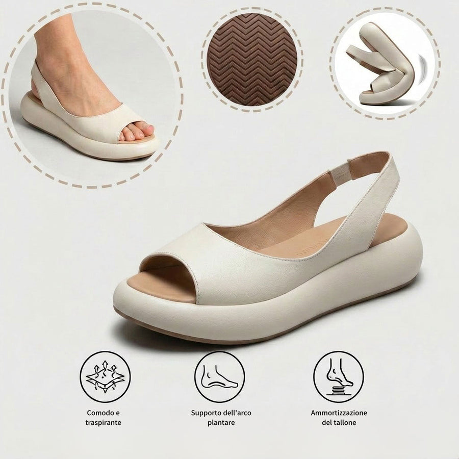 Sandali ortopedici ergonomici — Con supporto plantare per alleviare il dolore ai piedi, stabilizzare il tallone e ridurre l'instabilità durante la deambulazione