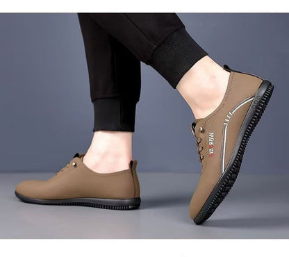 Scarpe ortopediche ergonomiche in pelle — Pelle di vacchetta italiana di prima qualità con supporto plantare per alleviare il dolore ai piedi