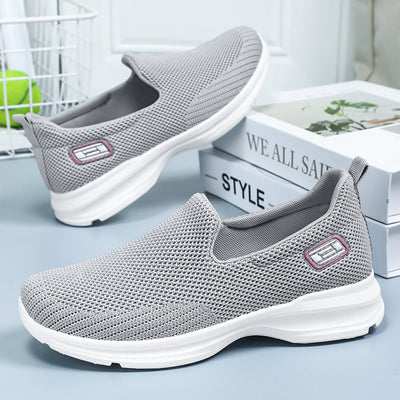 Scarpe sportive ortopediche a rete: con supporto per l'arco plantare, per alleviare il dolore; morbide e ammortizzanti.