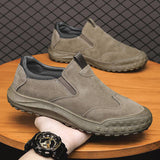 Comode scarpe ortopediche in pelle scamosciata — con supporto per l'arco plantare, per alleviare il dolore; consigliate dai podologi!