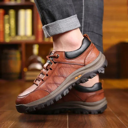 Scarpe ortopediche ergonomiche in pelle — Pelle di vacchetta italiana di prima qualità, supporto per l'arco plantare e sollievo dal dolore ai piedi