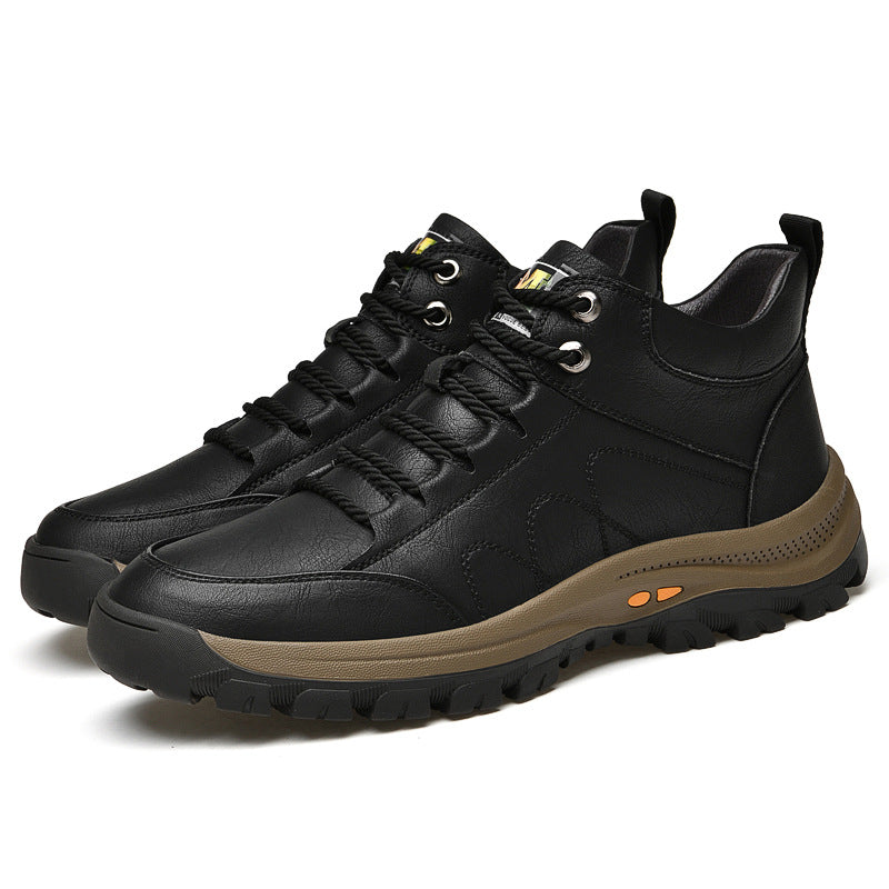 Scarpe ortopediche da lavoro: realizzate a mano in pelle di vacchetta italiana; con supporto per l'arco plantare; antiscivolo e resistenti.
