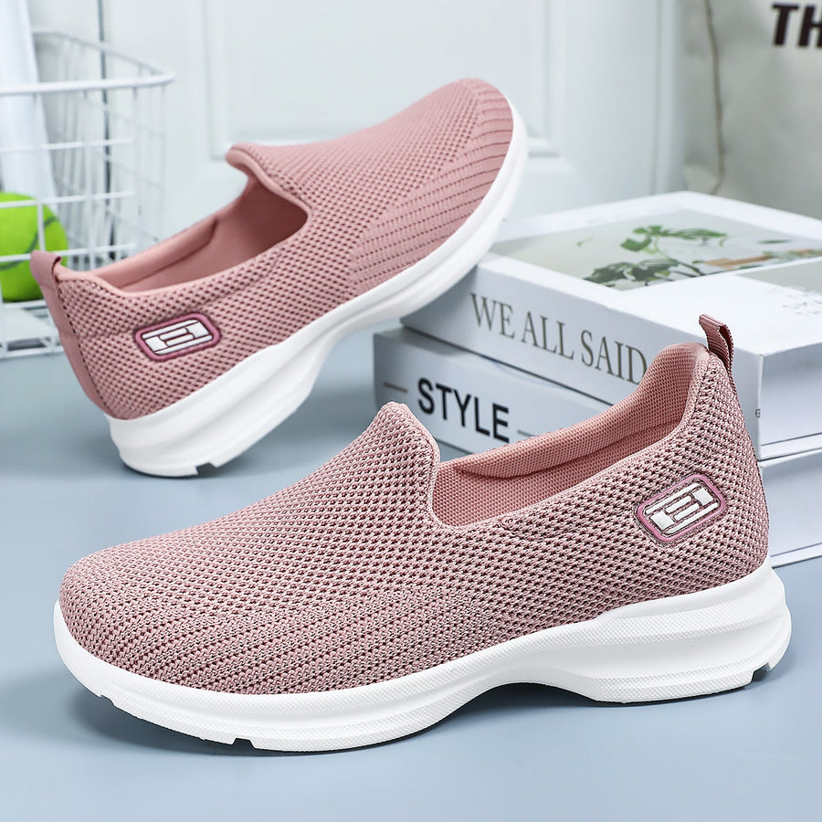 Scarpe sportive ortopediche a rete: con supporto per l'arco plantare, per alleviare il dolore; morbide e ammortizzanti.