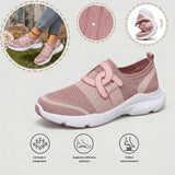 Scarpe sportive ortopediche in rete: con supporto per l'arco plantare per alleviare il dolore; ammortizzazione morbida.