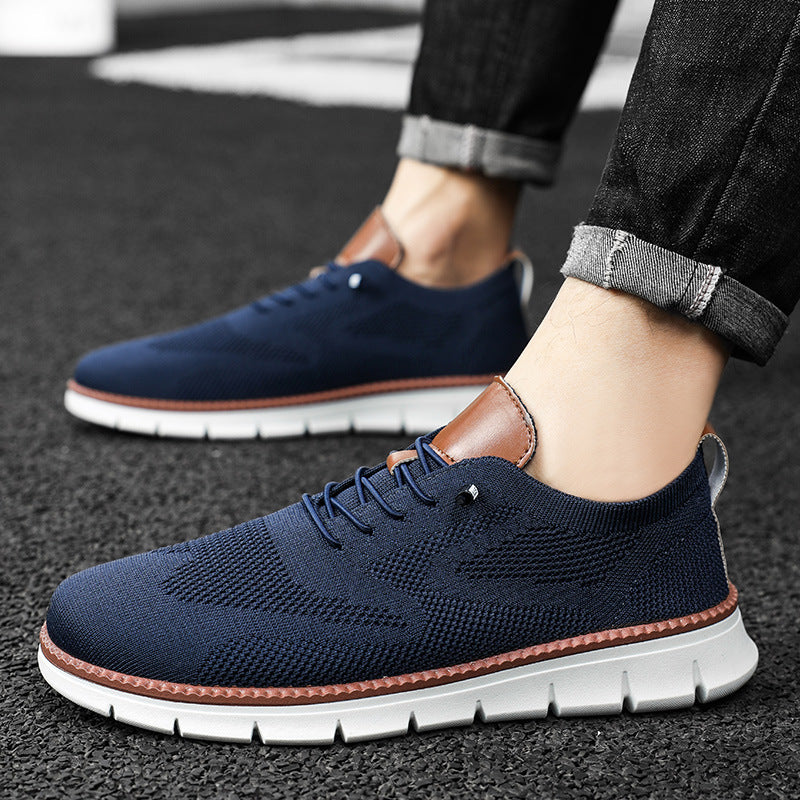 Scarpe sportive ortopediche a rete: dotate di supporto per l'arco plantare, alleviano il dolore; morbide e ammortizzanti.