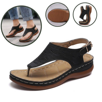 Sandali ortopedici ergonomici — Con supporto plantare per alleviare il dolore ai piedi, stabilizzare il tallone e ridurre l'instabilità durante la deambulazione